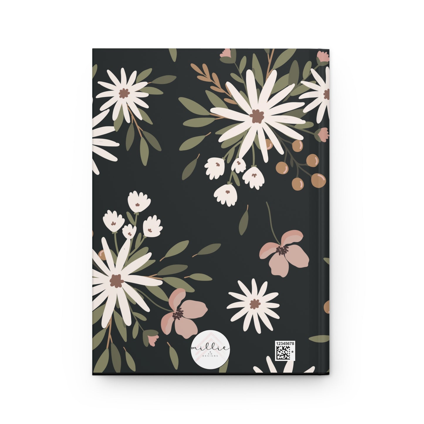 Floral Daisies Hardcover Journal Matte