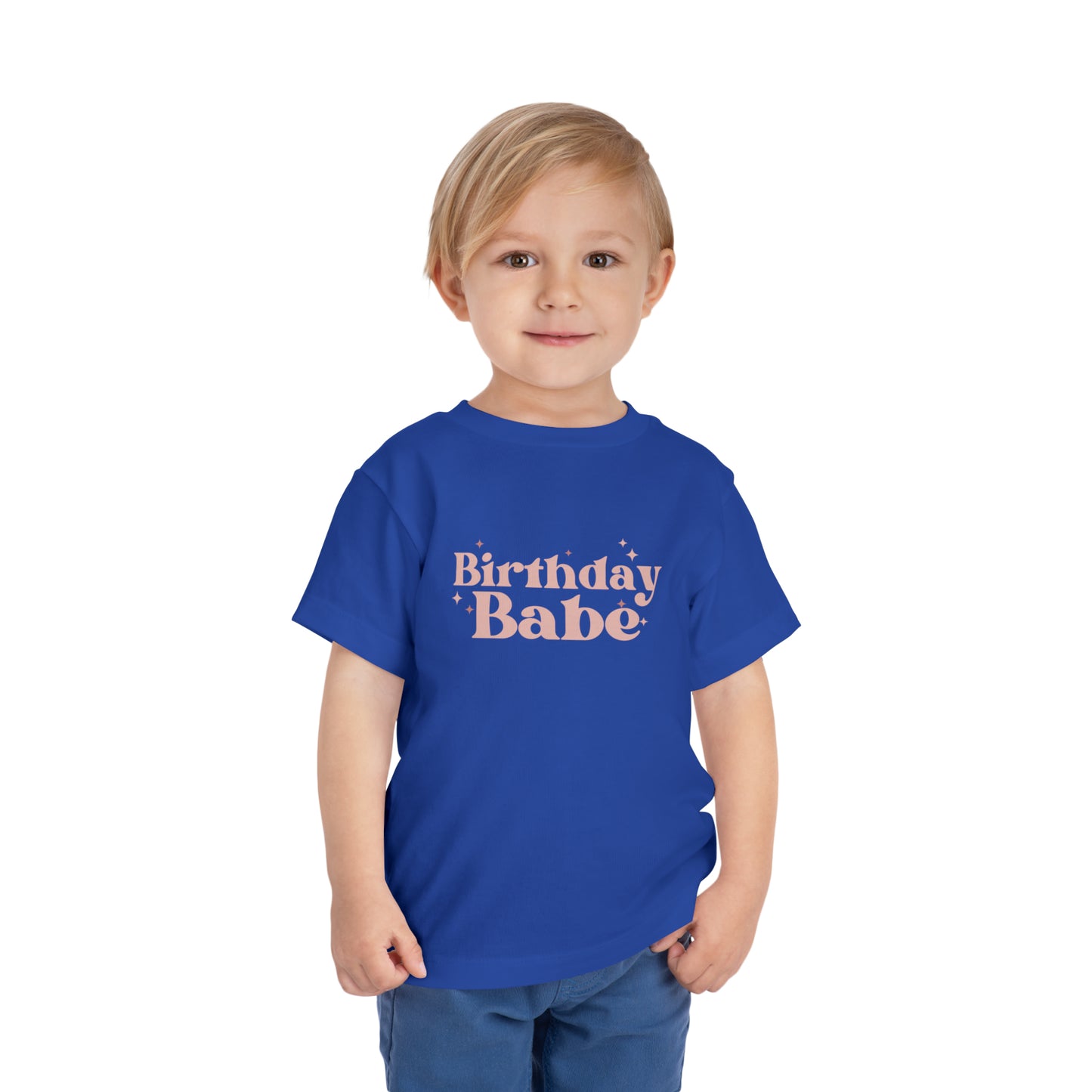 Birthday Babe Toddler Short Sleeve Tee