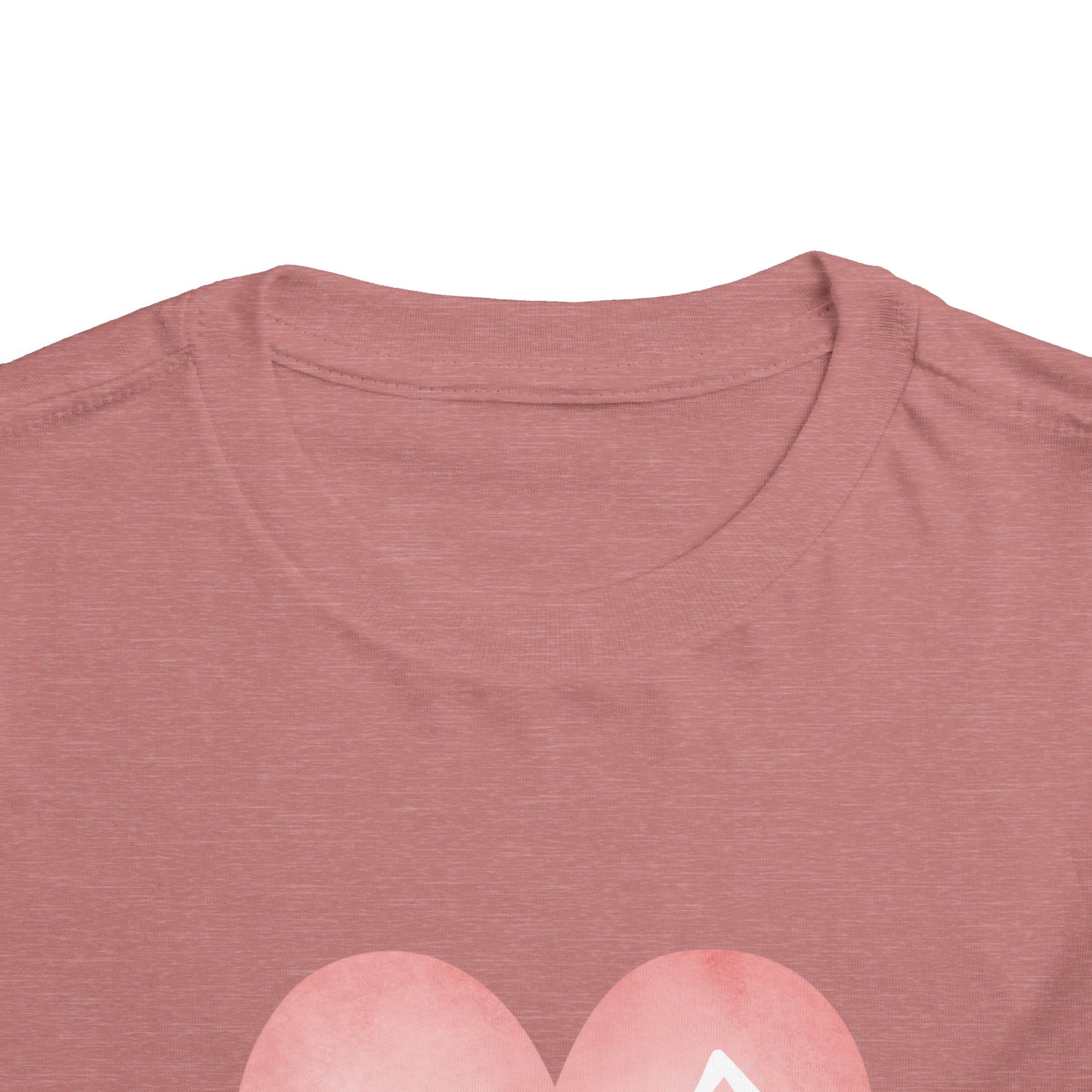 Down Syndrome Heart Toddler Short Sleeve Tee