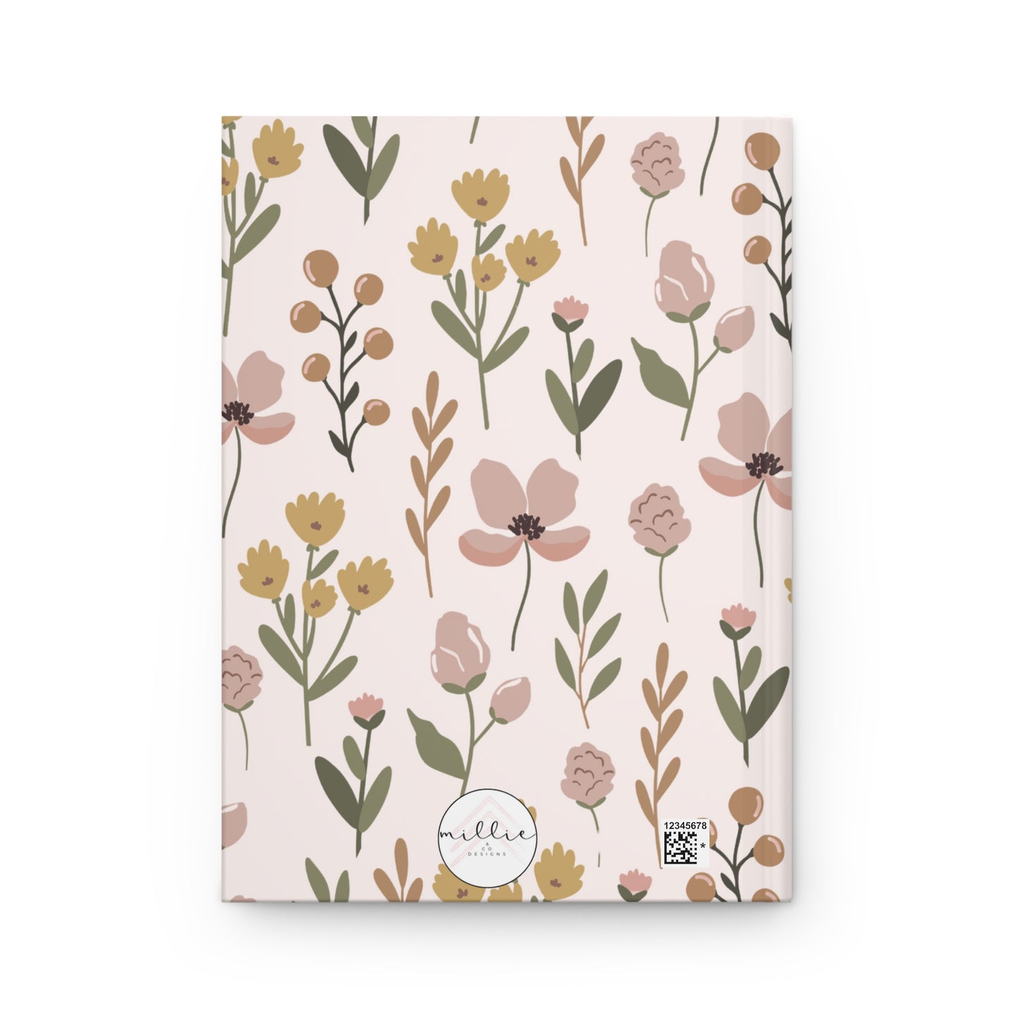 Floral Daisies Hardcover Journal Matte