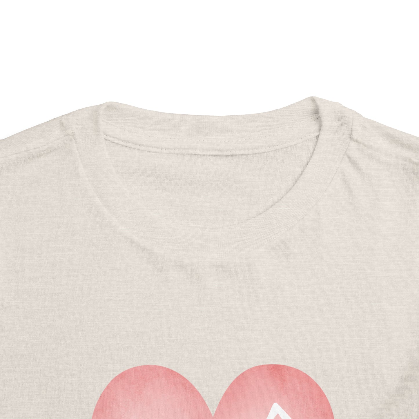 Down Syndrome Heart Toddler Short Sleeve Tee
