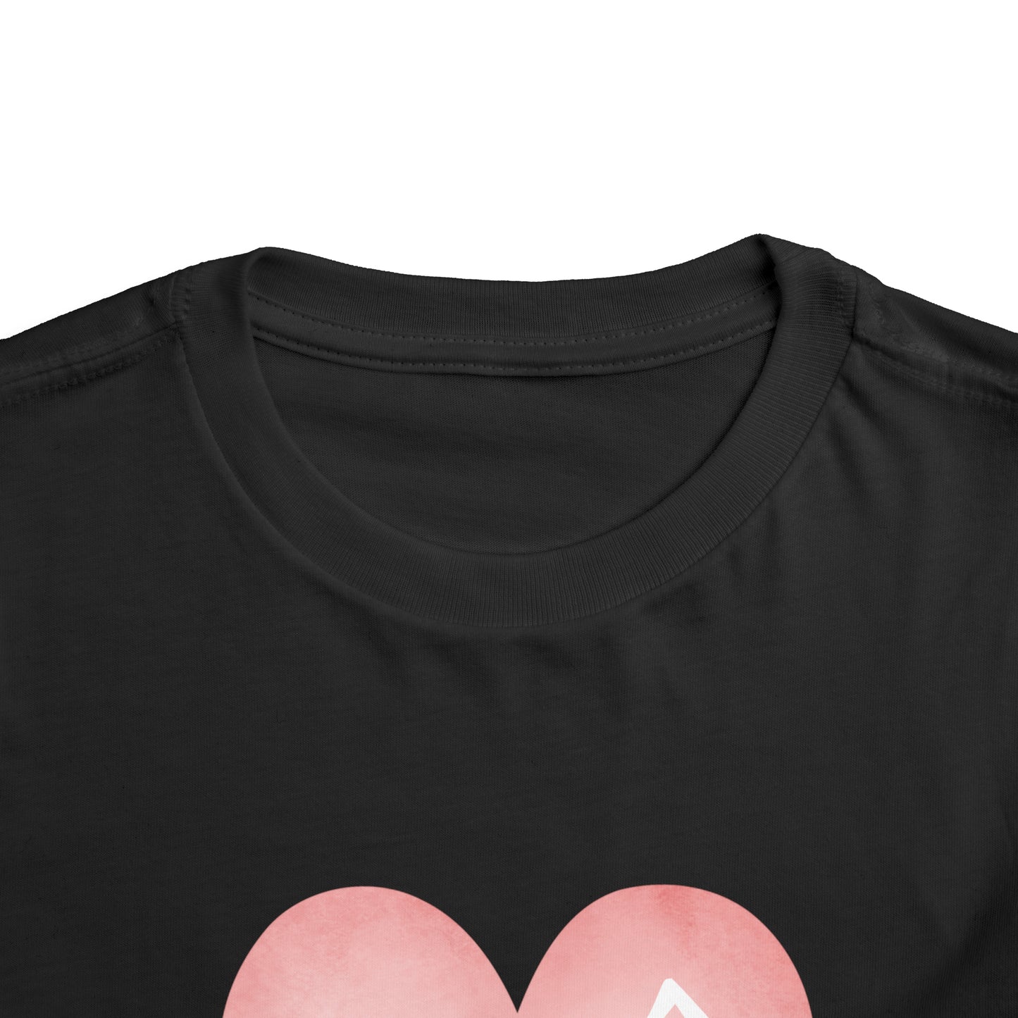 Down Syndrome Heart Toddler Short Sleeve Tee