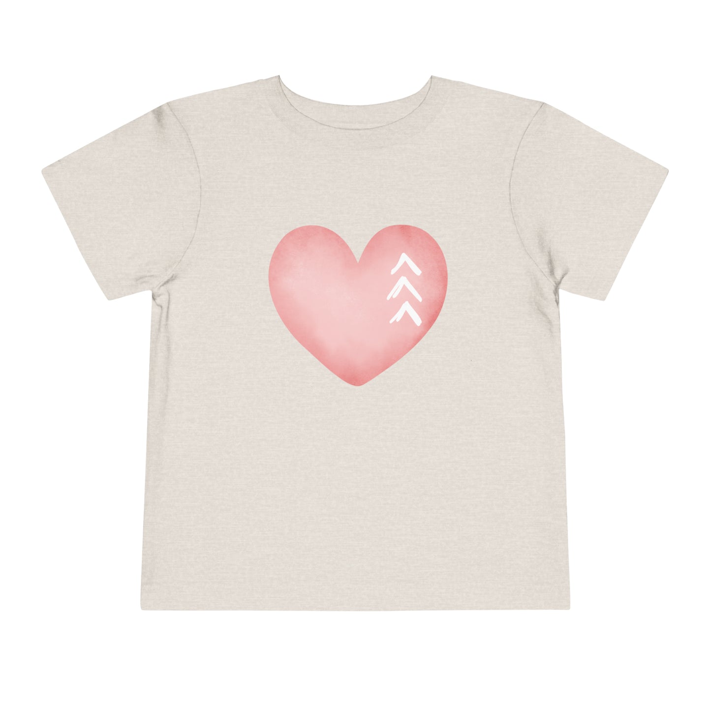 Down Syndrome Heart Toddler Short Sleeve Tee
