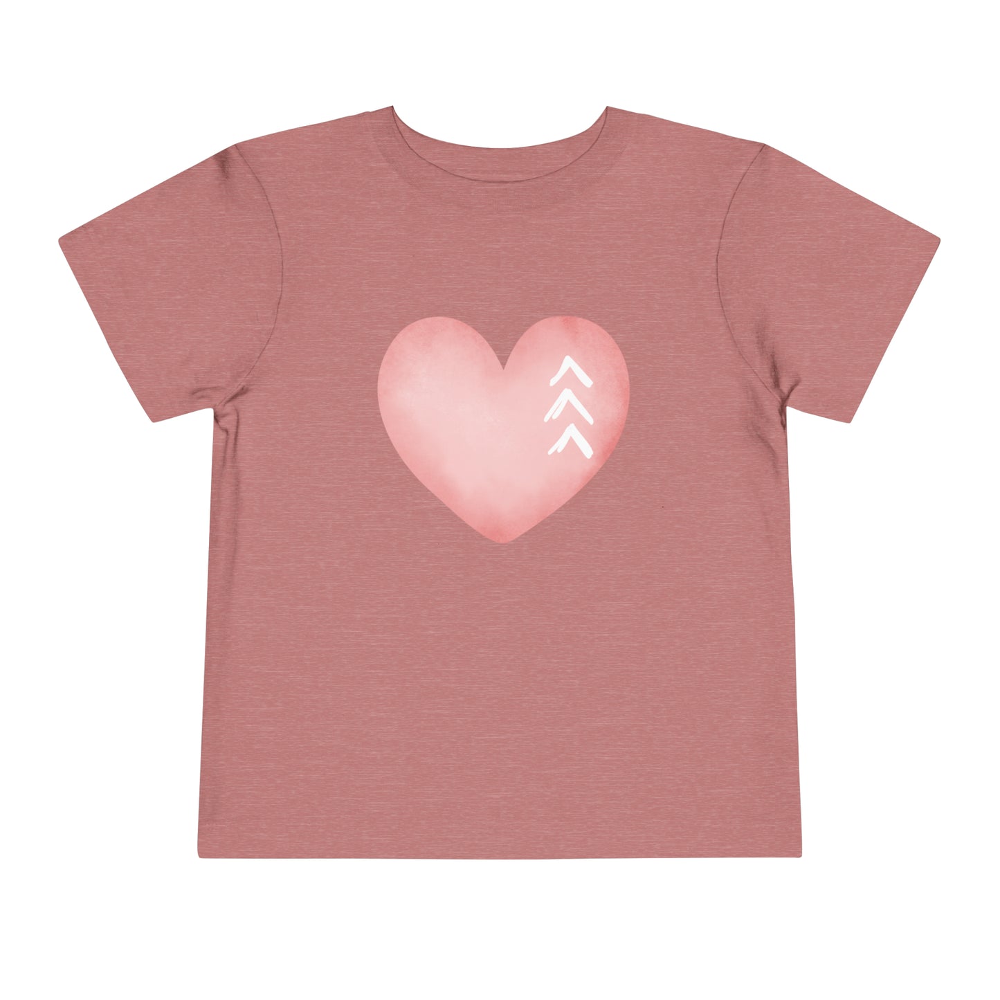 Down Syndrome Heart Toddler Short Sleeve Tee