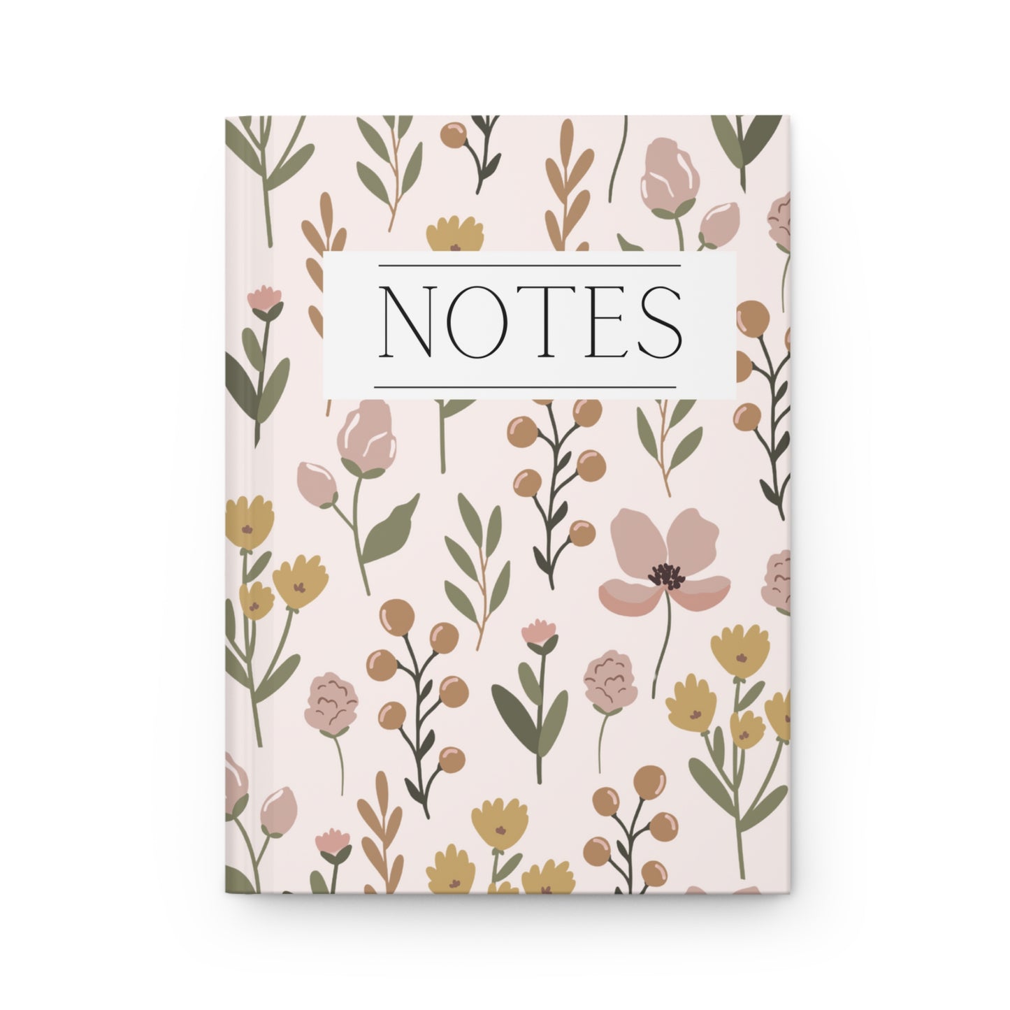 Floral Daisies Hardcover Journal Matte