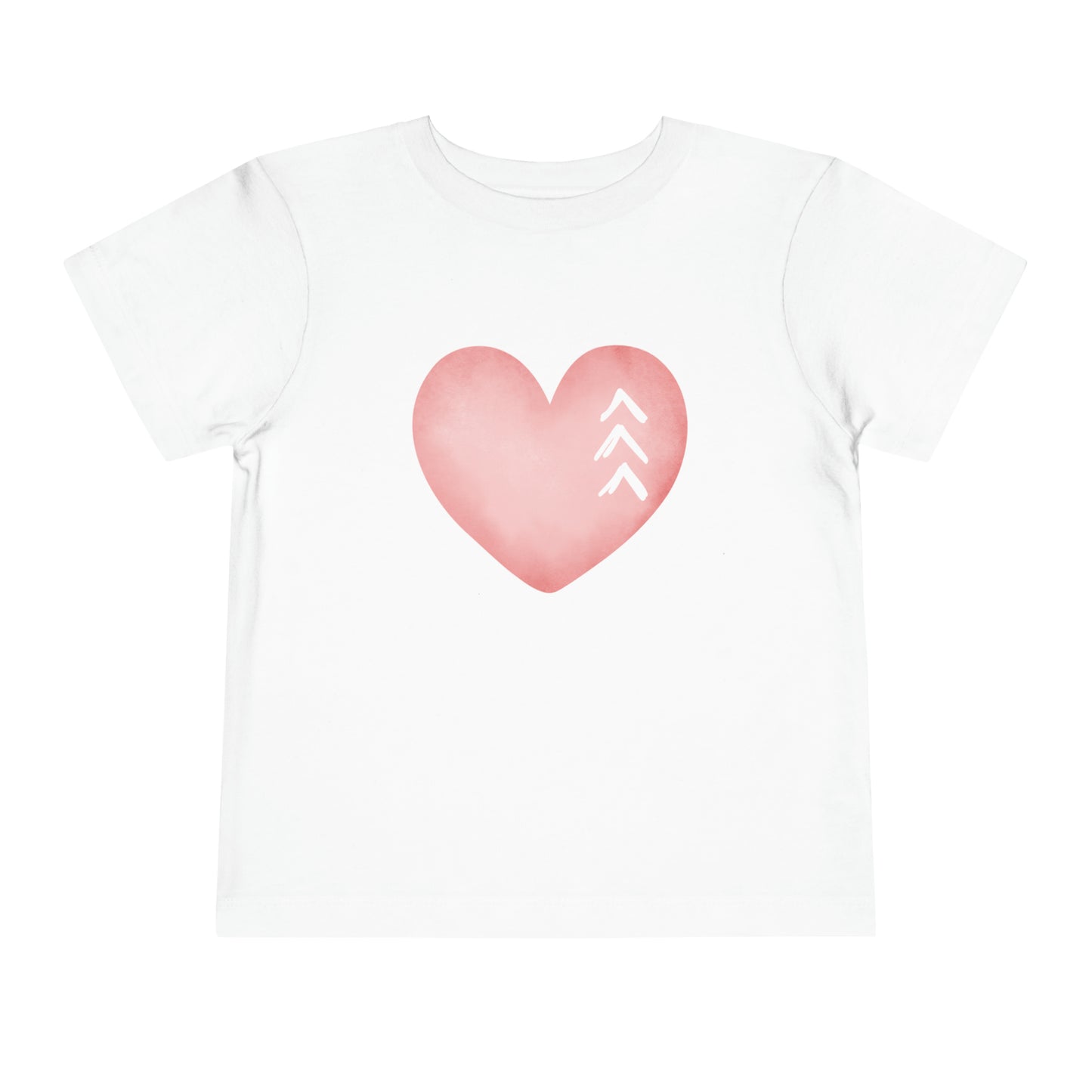 Down Syndrome Heart Toddler Short Sleeve Tee