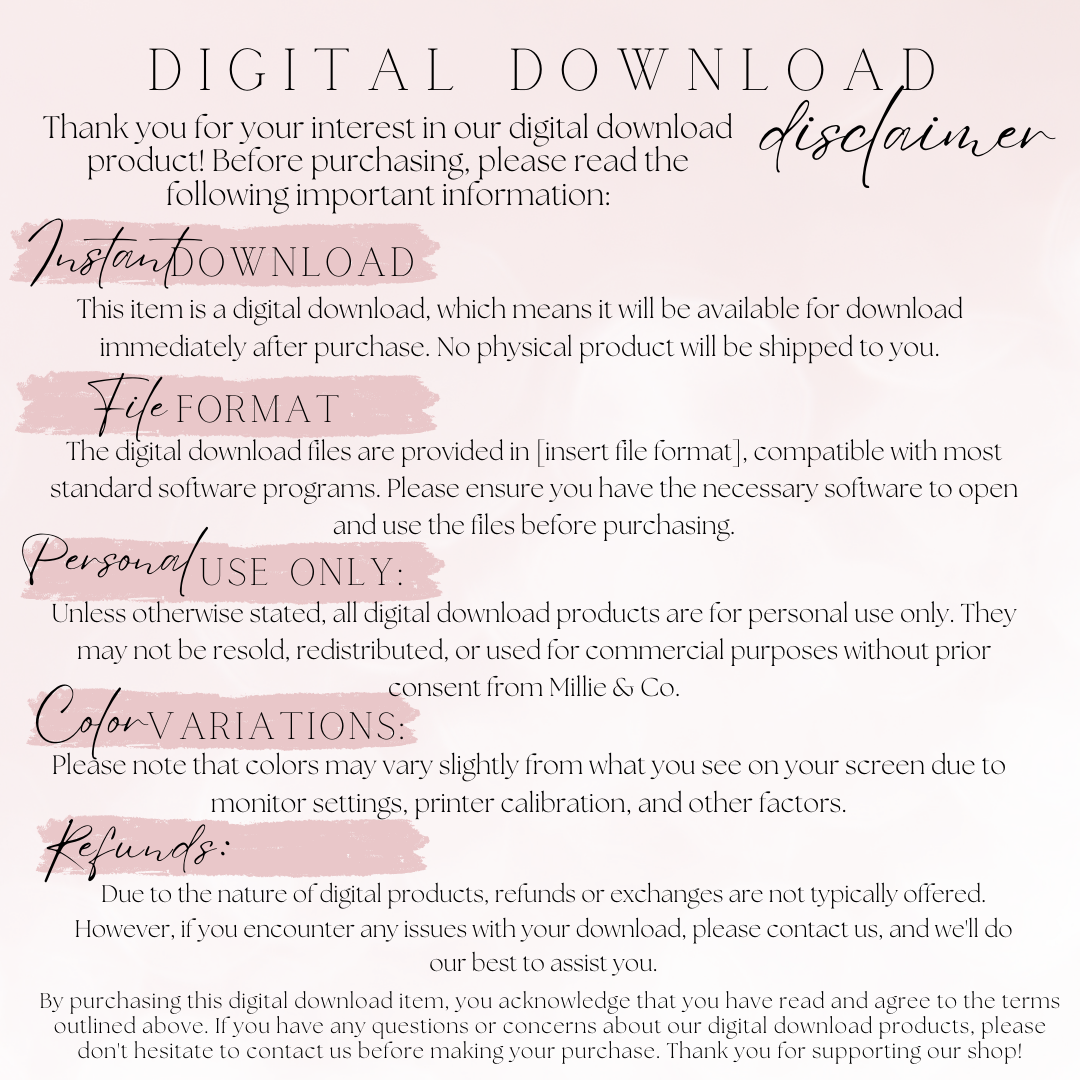 World Down Syndrome Day Banner: Digital Download Black and Pink Florals