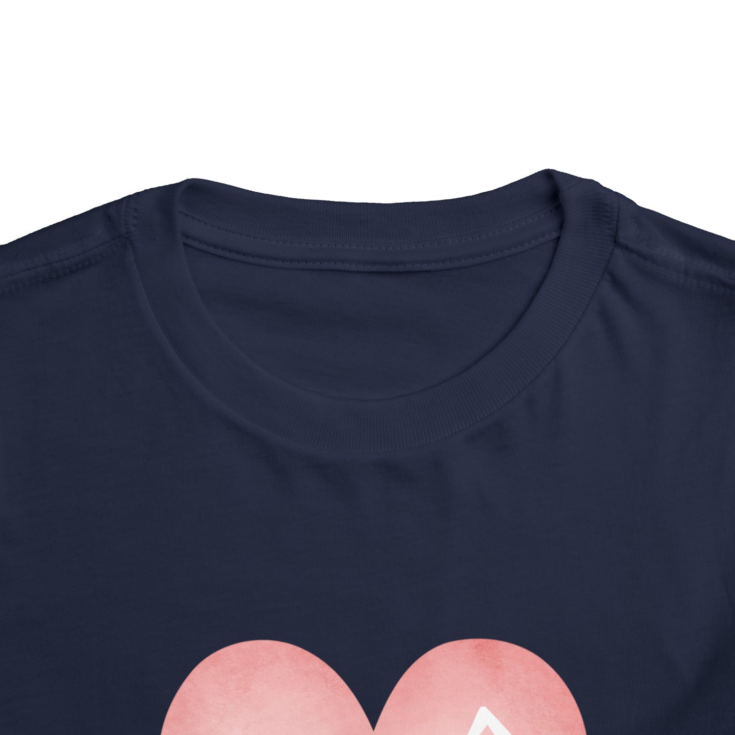 Down Syndrome Heart Toddler Short Sleeve Tee