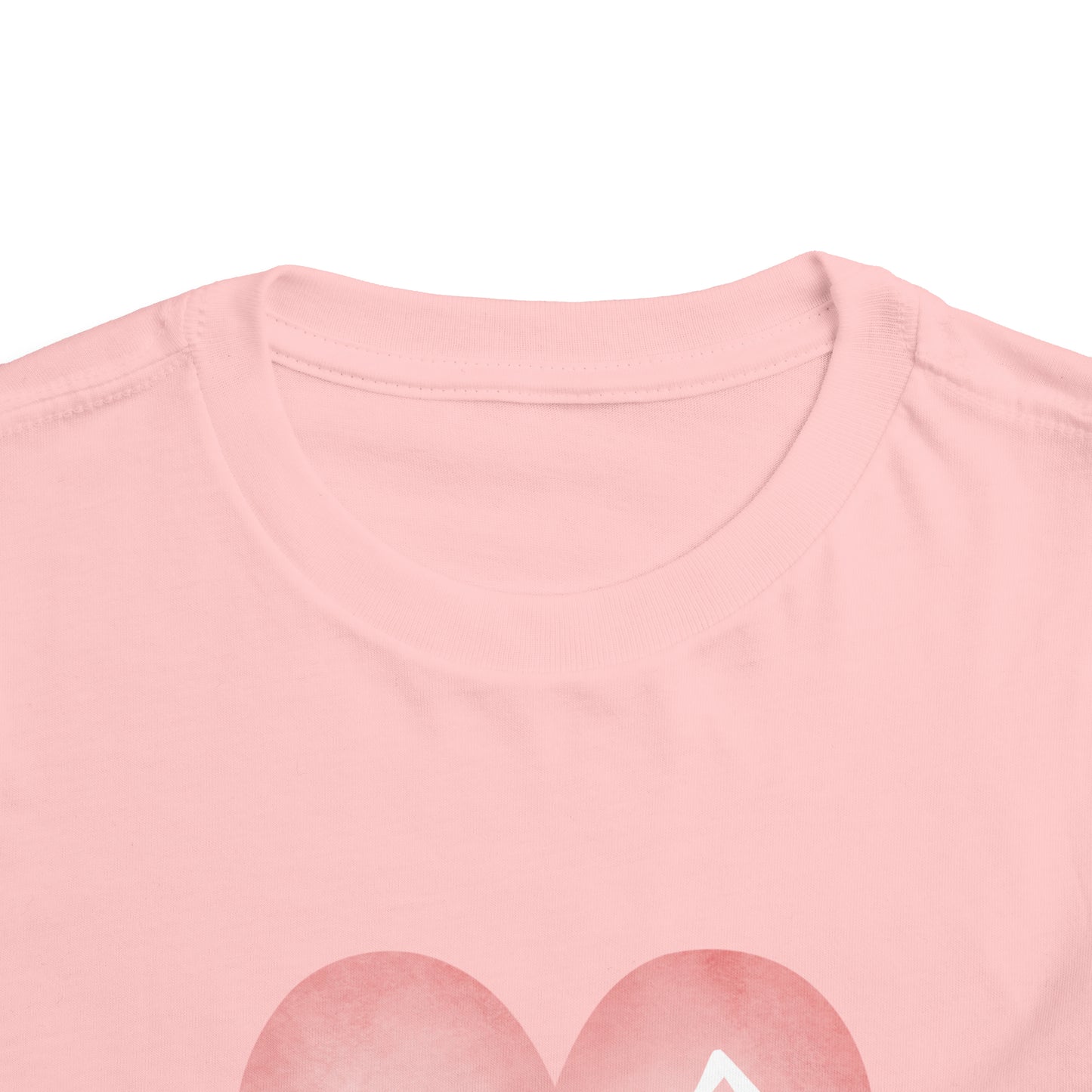 Down Syndrome Heart Toddler Short Sleeve Tee