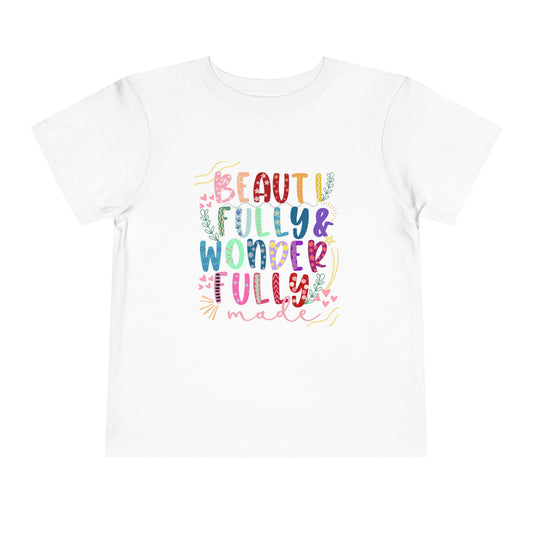 Beautifully & Wonderfully Made Toddler Short Sleeve Tee