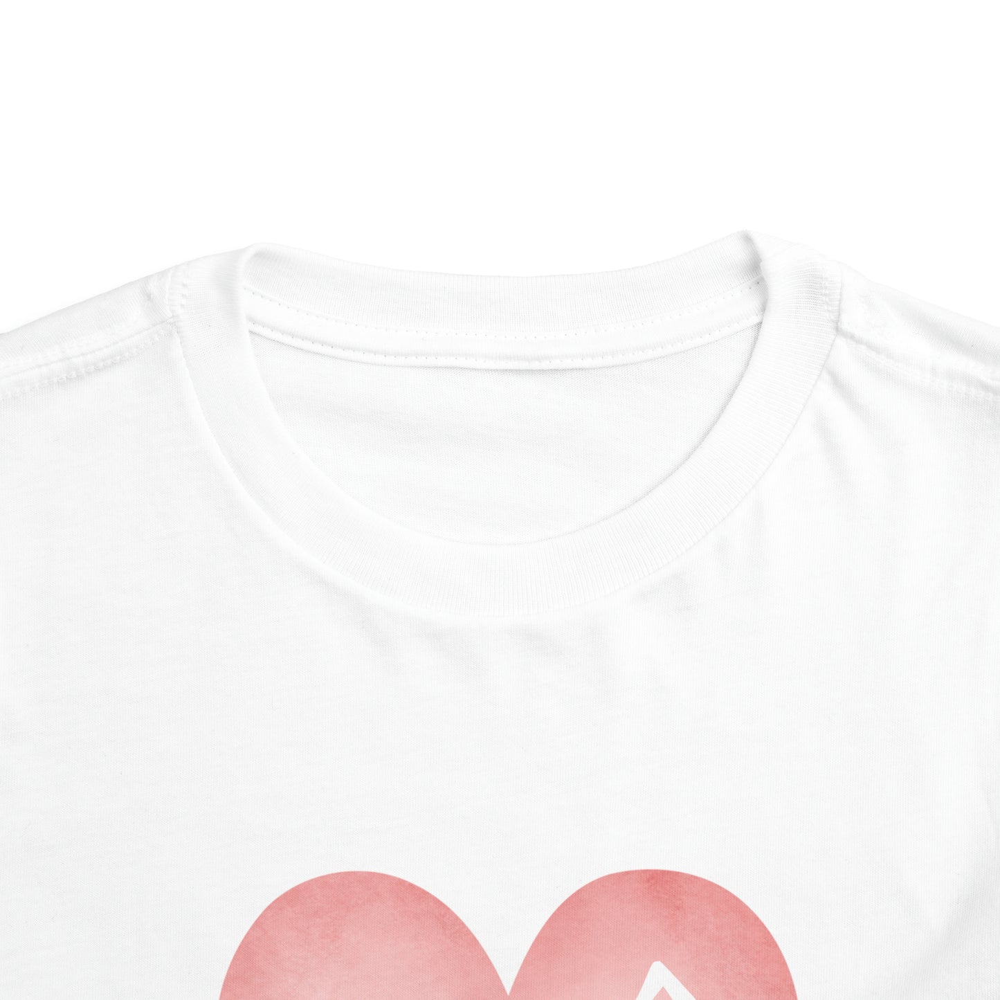 Down Syndrome Heart Toddler Short Sleeve Tee