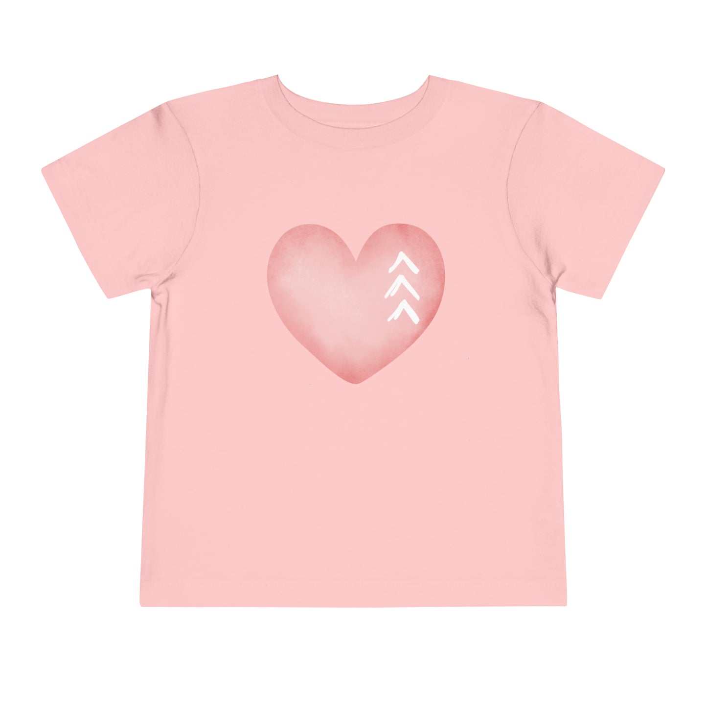 Down Syndrome Heart Toddler Short Sleeve Tee